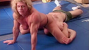 Therapy – Nude Mixed Wrestling With A Bodybuilder